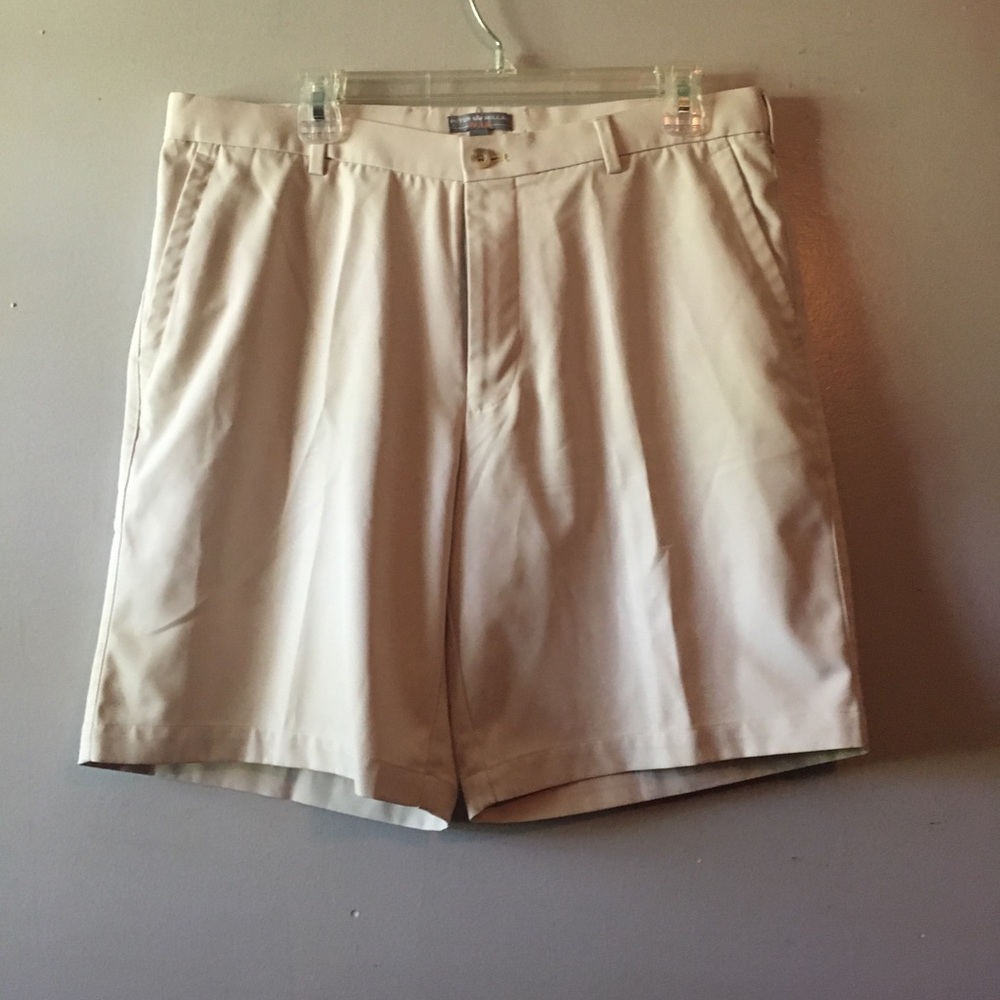 PETER MILLAR WICKING TAN SHORTS